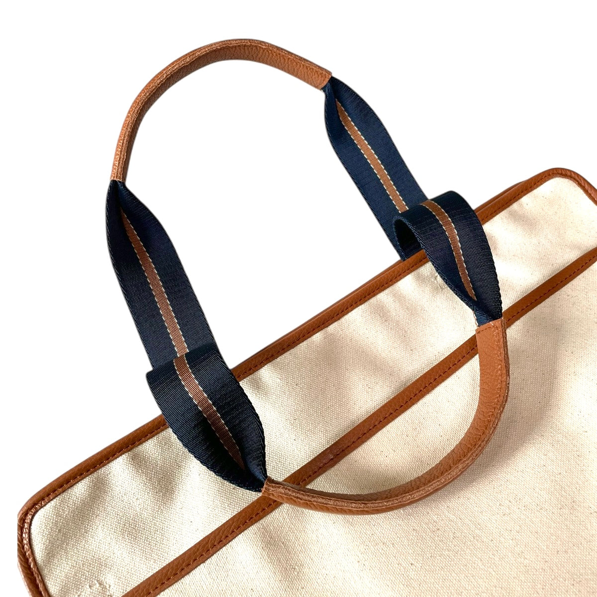 The LB Bag - Natural Canvas / Hazelnut Leather