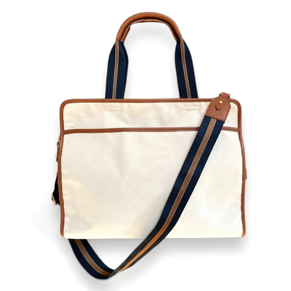 The LB Bag - Natural Canvas / Hazelnut Leather