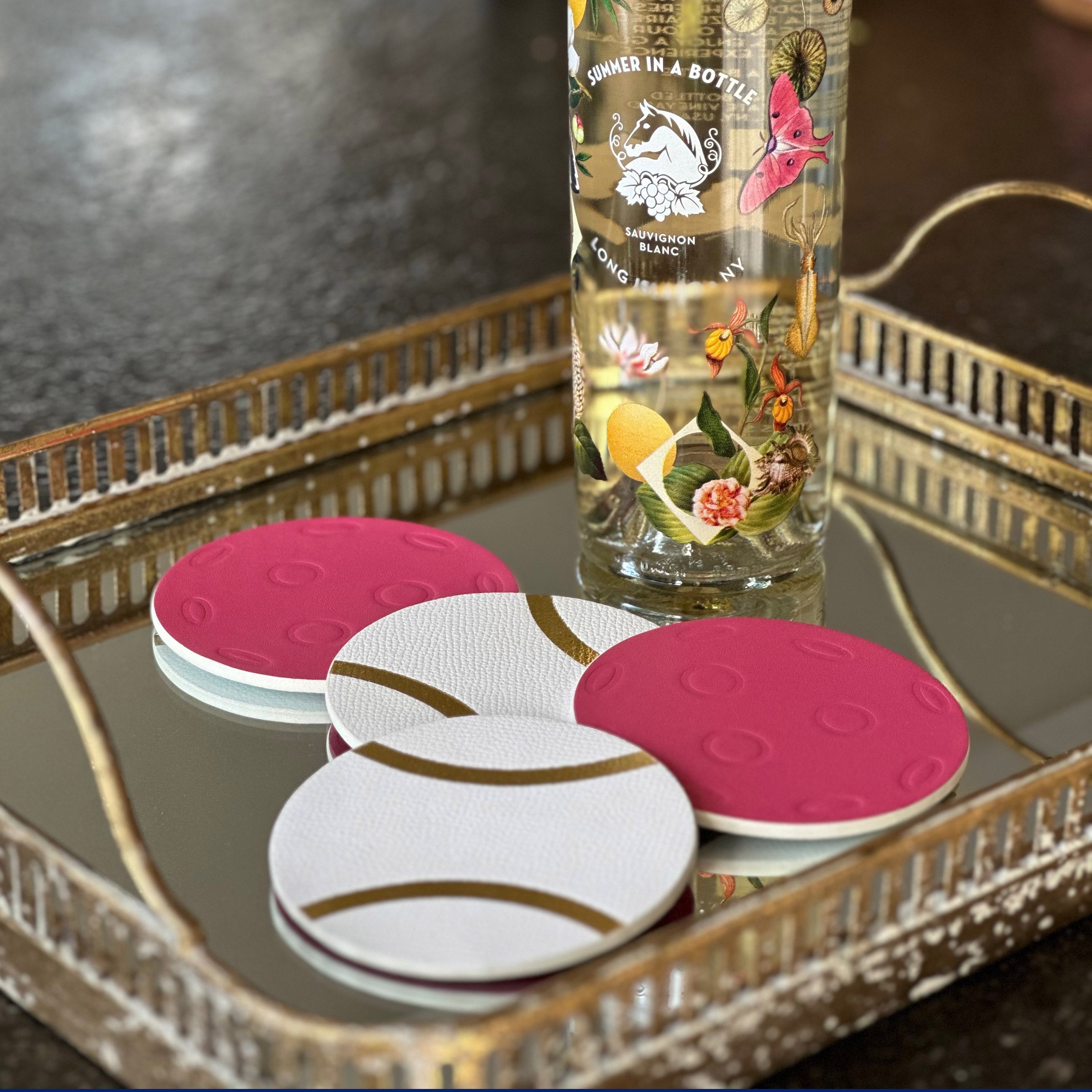 Serve in Style Coasters - Pickleball