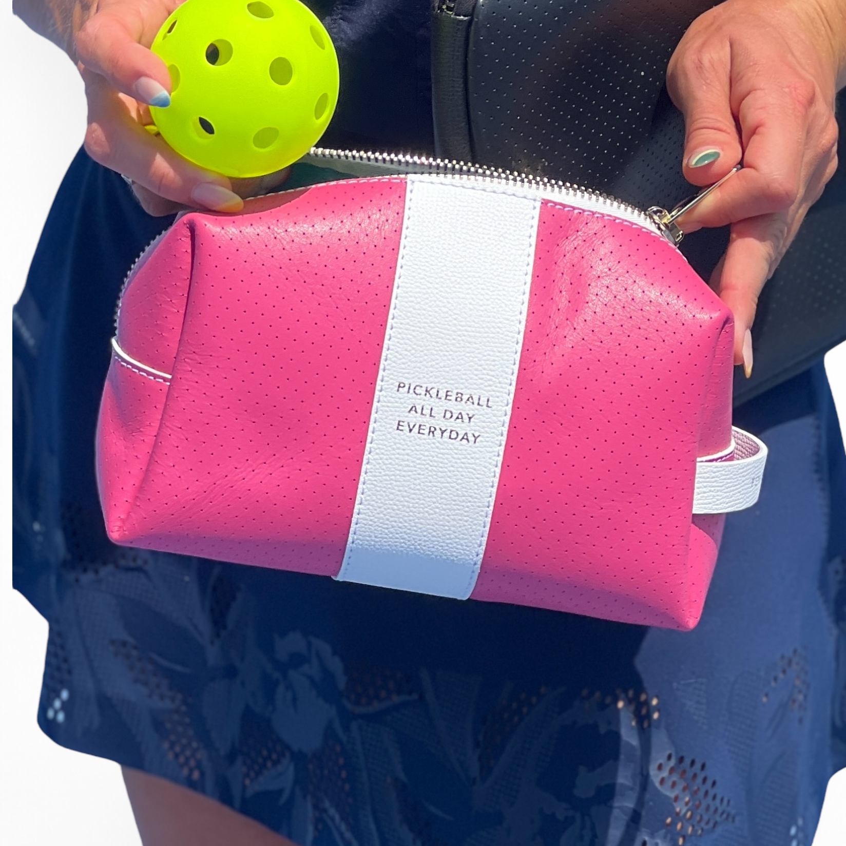 24/7 Bag - Pickleball - Fuchsia/White w/Gold